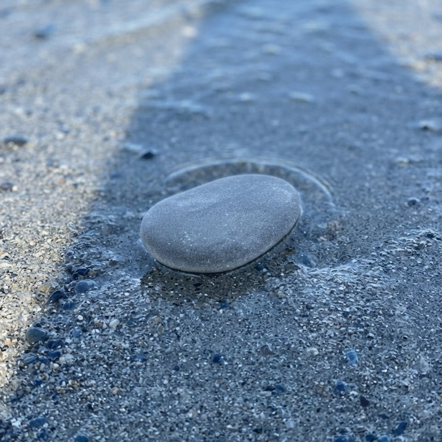 Wasserstein der Quelle – Wasserenergie positiv
